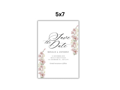 Wedding Invitation Template, Personalised Wedding Card, Printable Wedding Invitation, Details Card, Rsvp Card, Instant Download. WI80