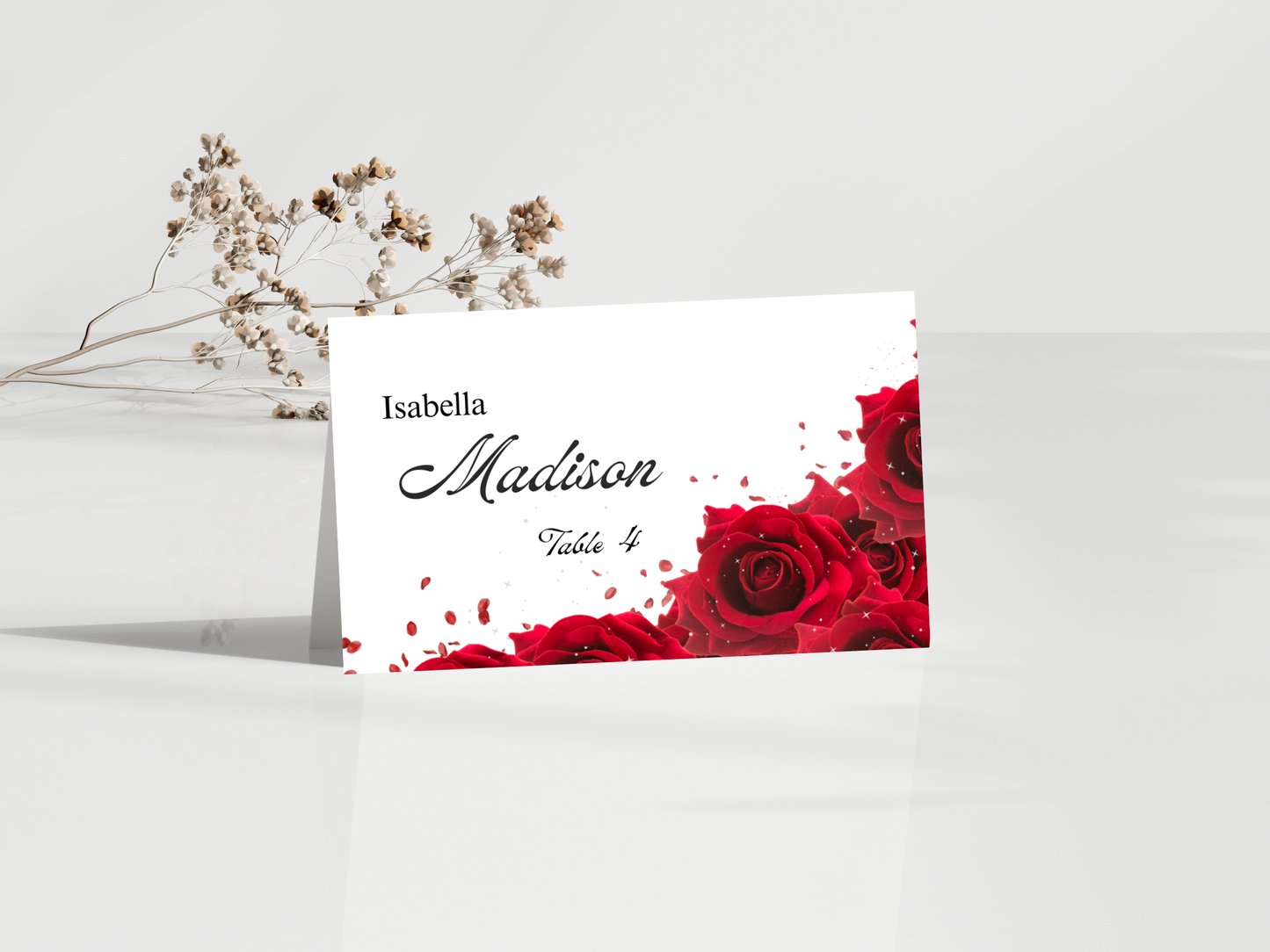 Wedding Thank you Card, Menu Card, Table Card. WI336