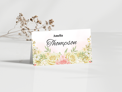Wedding Thank you Card, Menu Card, Table Card. WI341