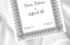 Muslim Wedding Contract, Muslim Nikkah Gift, Contract Template, 11 x 17 in. NN101
