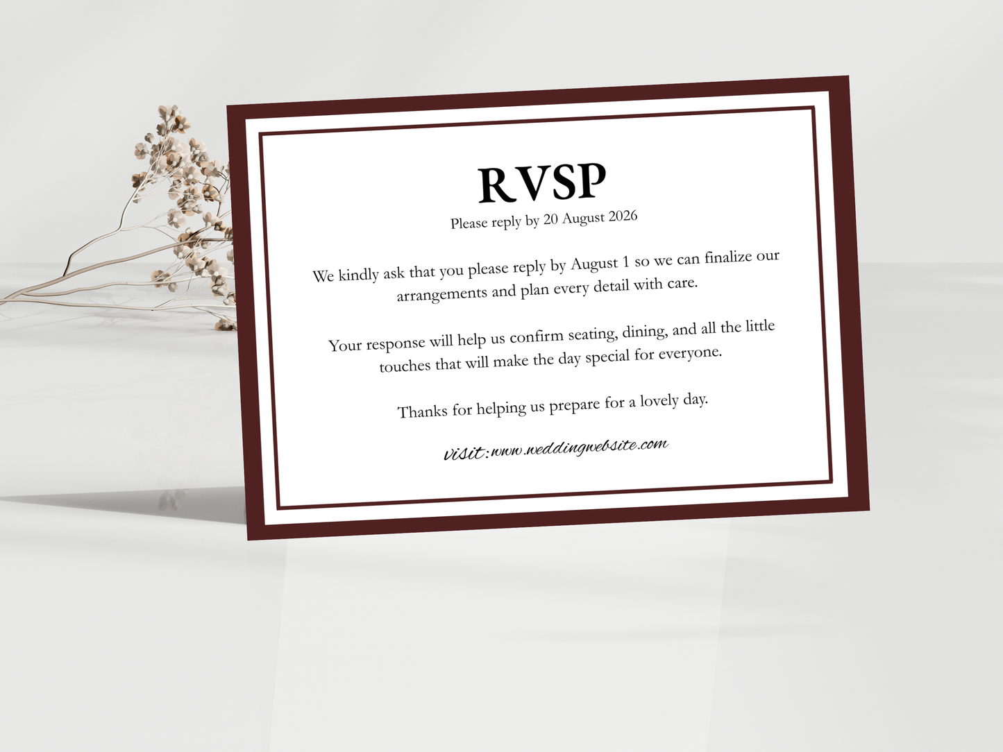 Wedding Invitation Set, RSVP, Wedding Details, Wedding Bottle Label Template, WI287