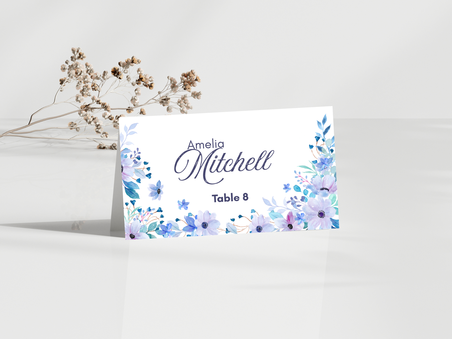 Wedding Thank you Card, Menu Card, Table Card. WI315