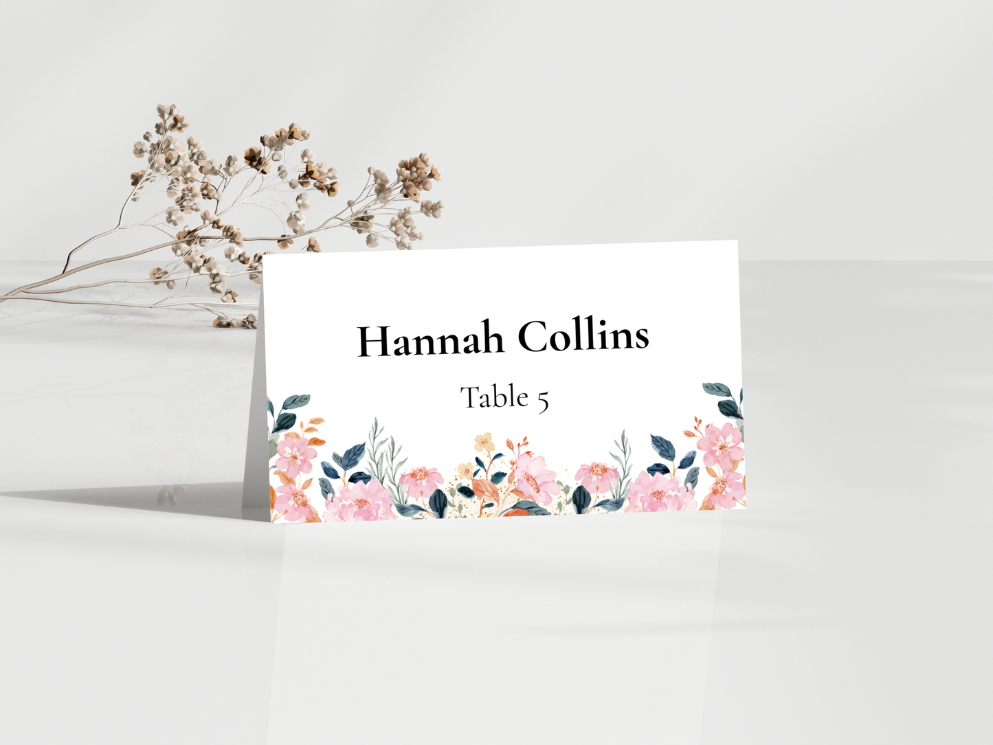 Wedding Thank you Card, Menu Card, Table Card. WI293
