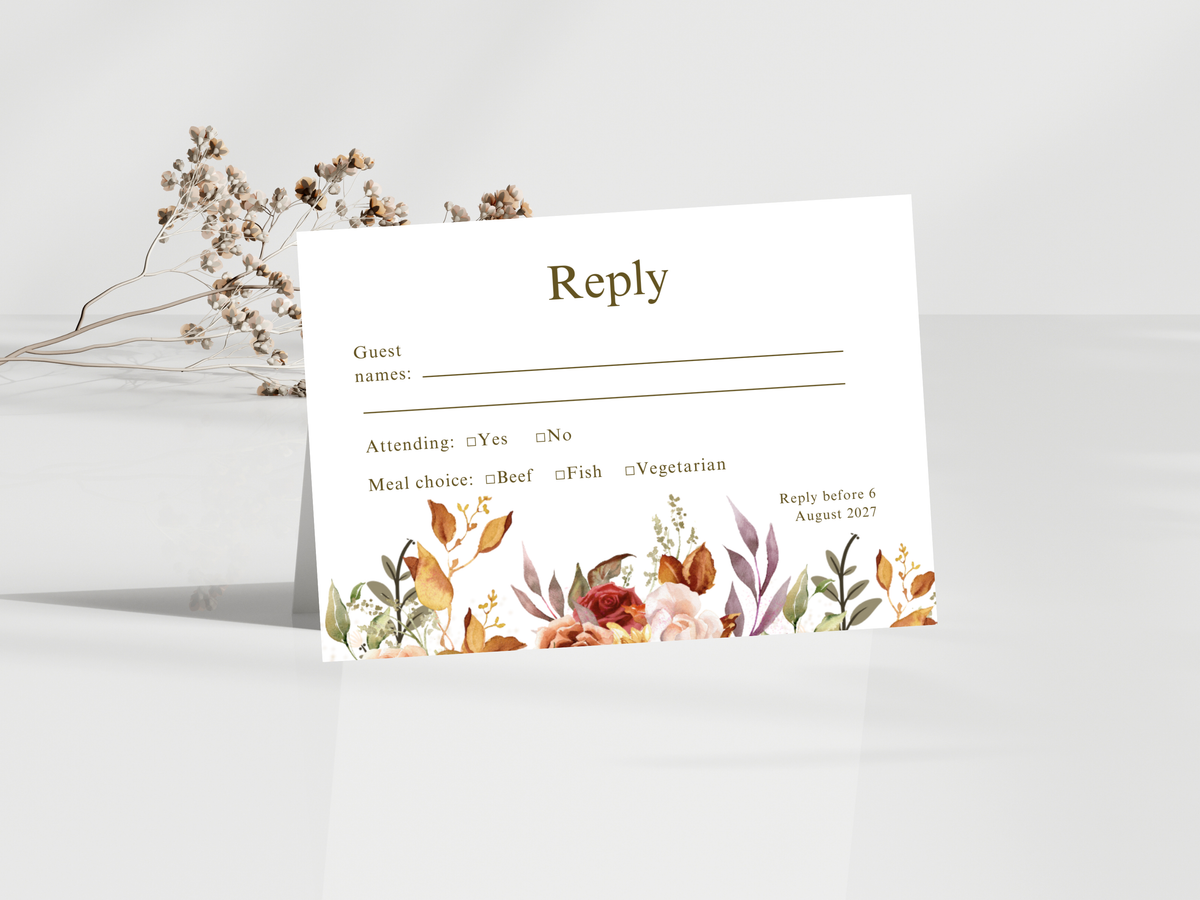 Wedding Invitation Bundle, RSVP, Thank You Card, Table Card, Menu Card, Reception Card, Details Card. Wedding Bottle Label. WI274