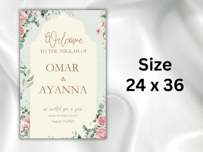 Wedding Sign Bundle, Reception Sign Bundle, Boho Wedding Signs, Modern Floral Wedding Signs, Editable Templates. WS21