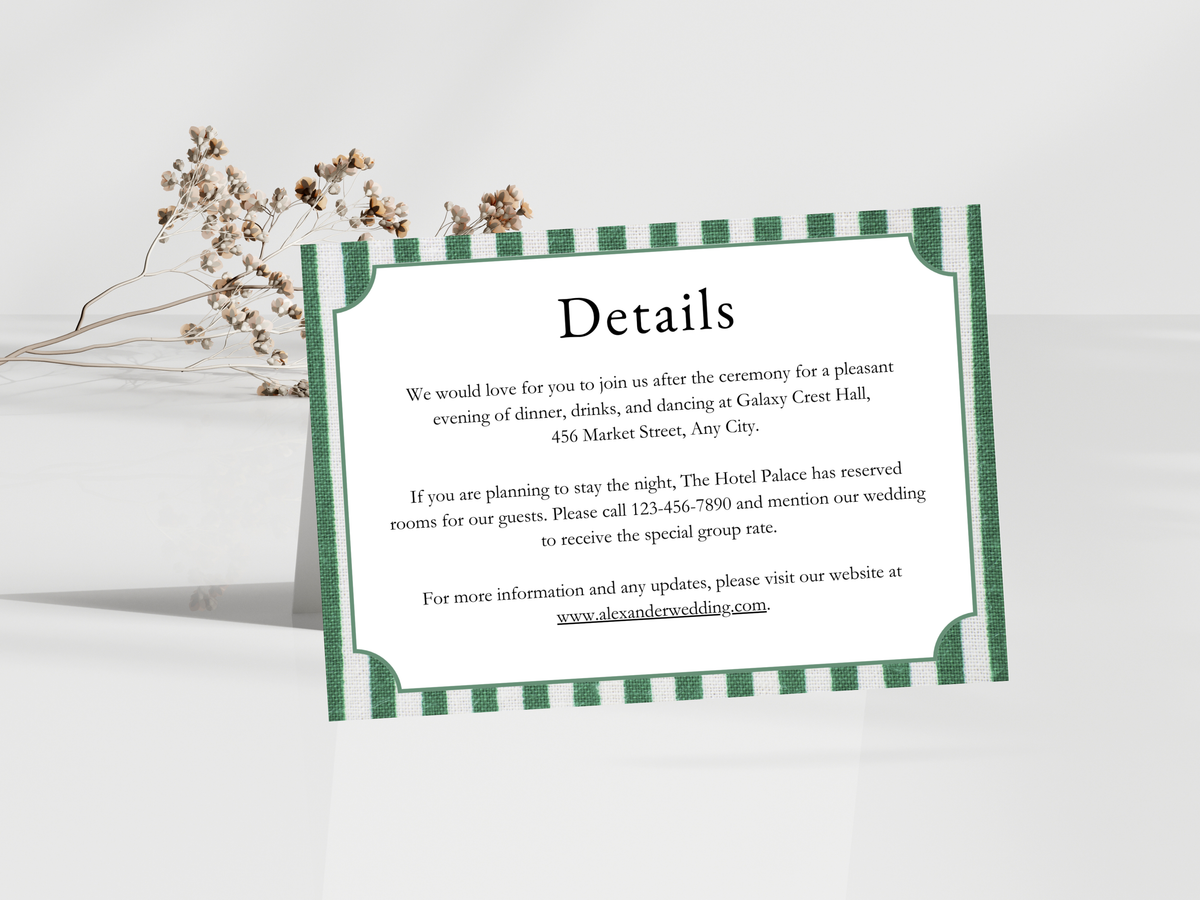 Wedding Invitation Set, RSVP, Wedding Details, Wedding Bottle Label Template, WI289