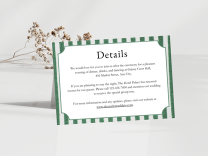 Wedding Invitation Set, RSVP, Wedding Details, Wedding Bottle Label Template, WI289
