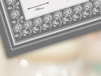 Rose Nikkah Certificate Template, Editable Nikkahnama, Printable Nikah Contract, Muslim Contract, Nikkah Islamic Marriage Contract.NN255