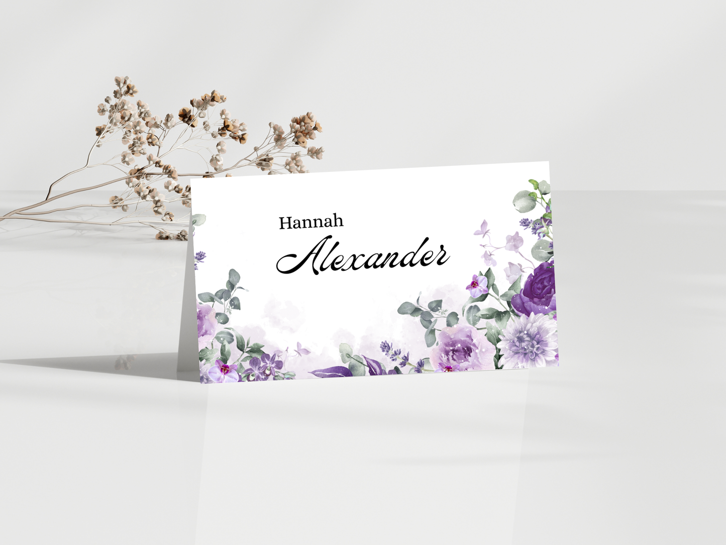 Wedding Thank you Card, Menu Card, Table Card. WI330