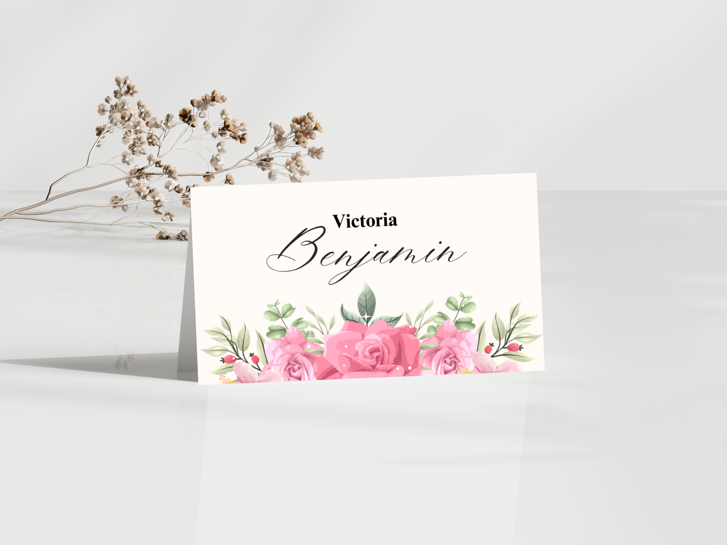 Wedding Thank you Card, Menu Card, Table Card. WI366