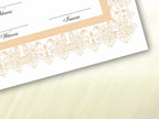 Nikkah Certificate Digital Download Personalised, A4, A3, Template, Editable, Brown Nikkah Nama, Nikkah Contract, Muslim Contract. NN288