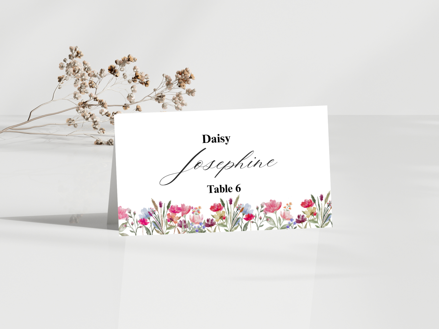 Wedding Thank you Card, Menu Card, Table Card. WI376
