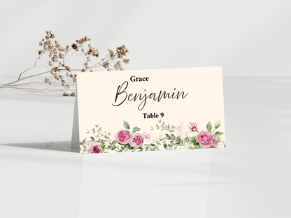 Wedding Thank you Card, Menu Card, Table Card. WI365