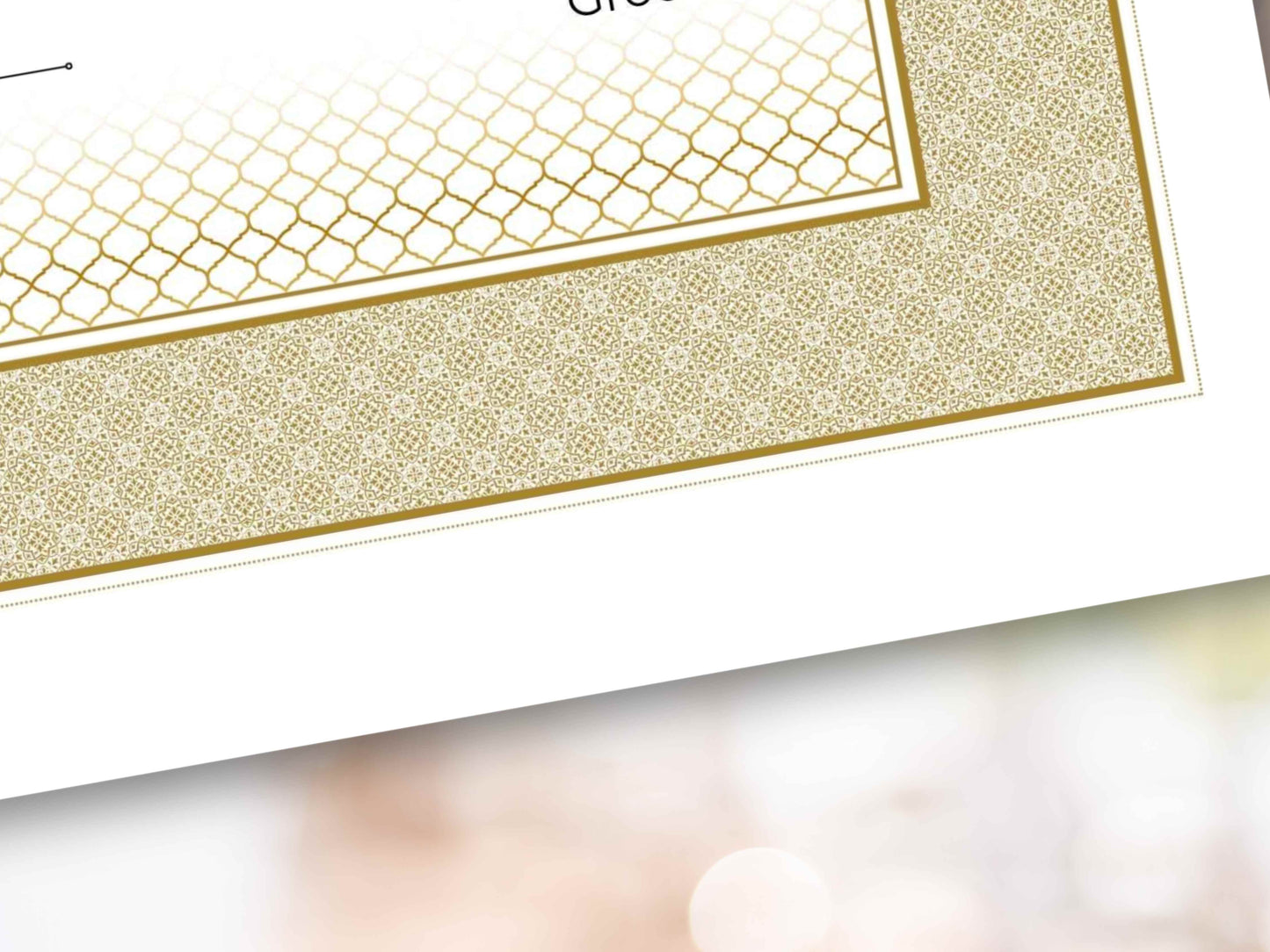 Nikkah Certificate Digital Download Personalised, A4, A3, Template, Editable, Nikkah Nama, Nikkah Contract, Muslim Contract. NN286