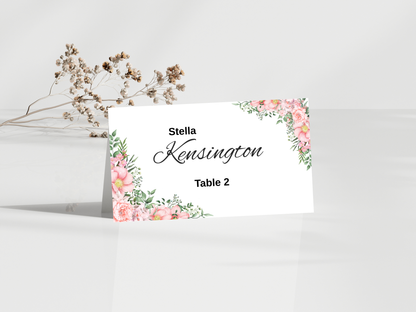 Wedding Thank you Card, Menu Card, Table Card. WI354