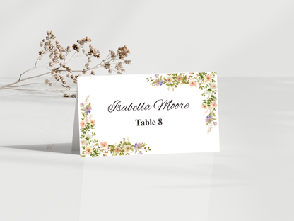 Wedding Thank you Card, Menu Card, Table Card. WI294
