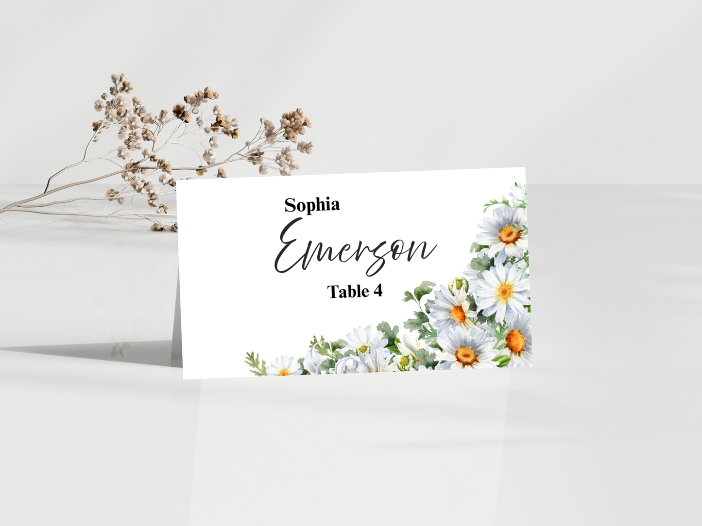 Wedding Thank you Card, Menu Card, Table Card. WI363