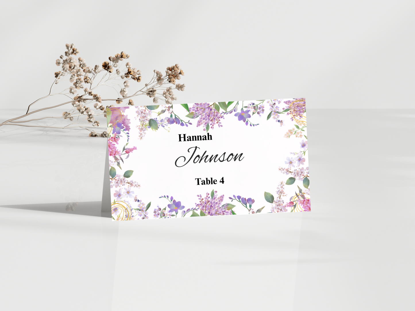Wedding Thank you Card, Menu Card, Table Card. WI349