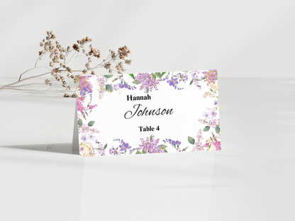 Wedding Thank you Card, Menu Card, Table Card. WI349