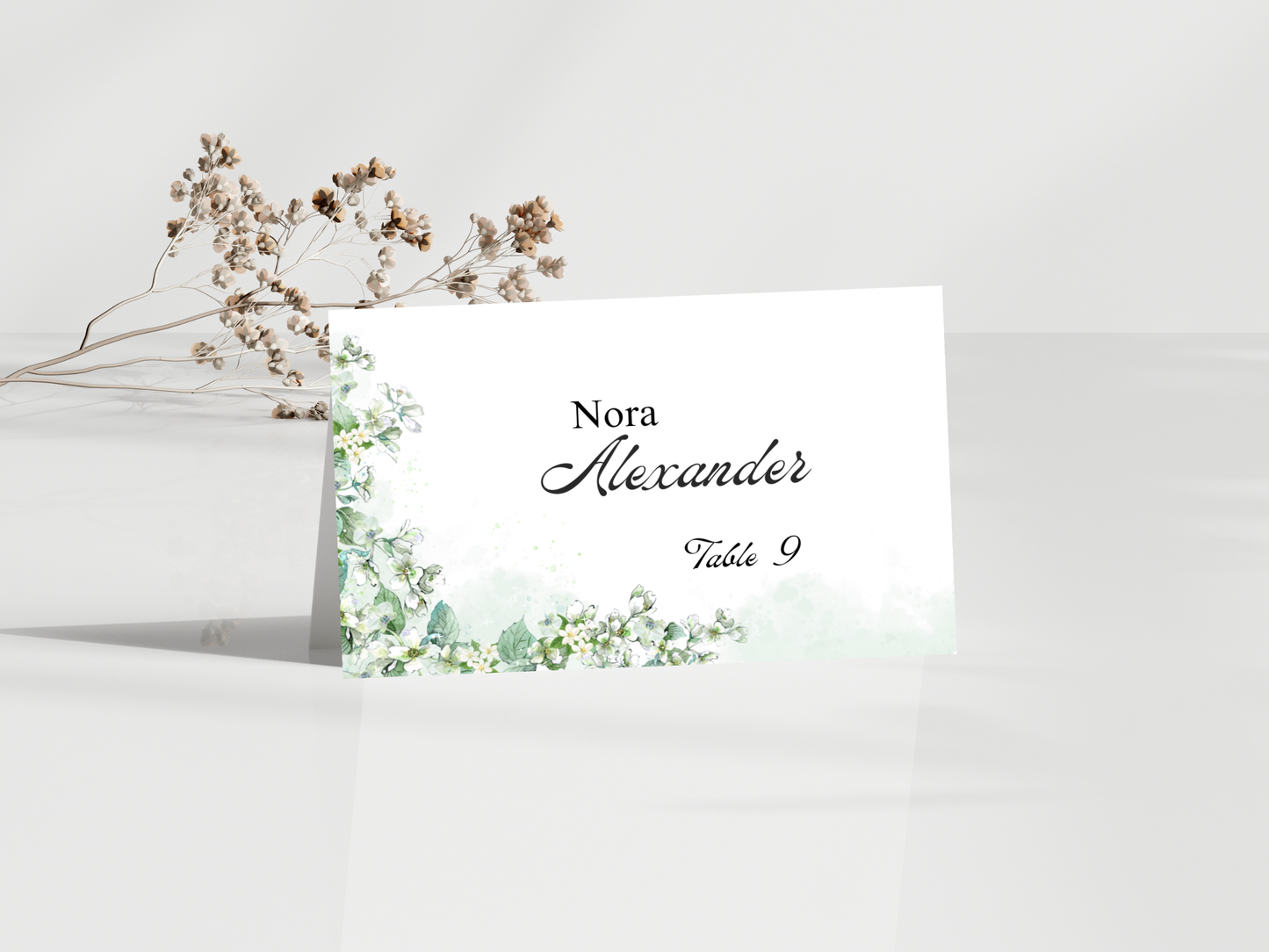 Wedding Thank you Card, Menu Card, Table Card. WI332