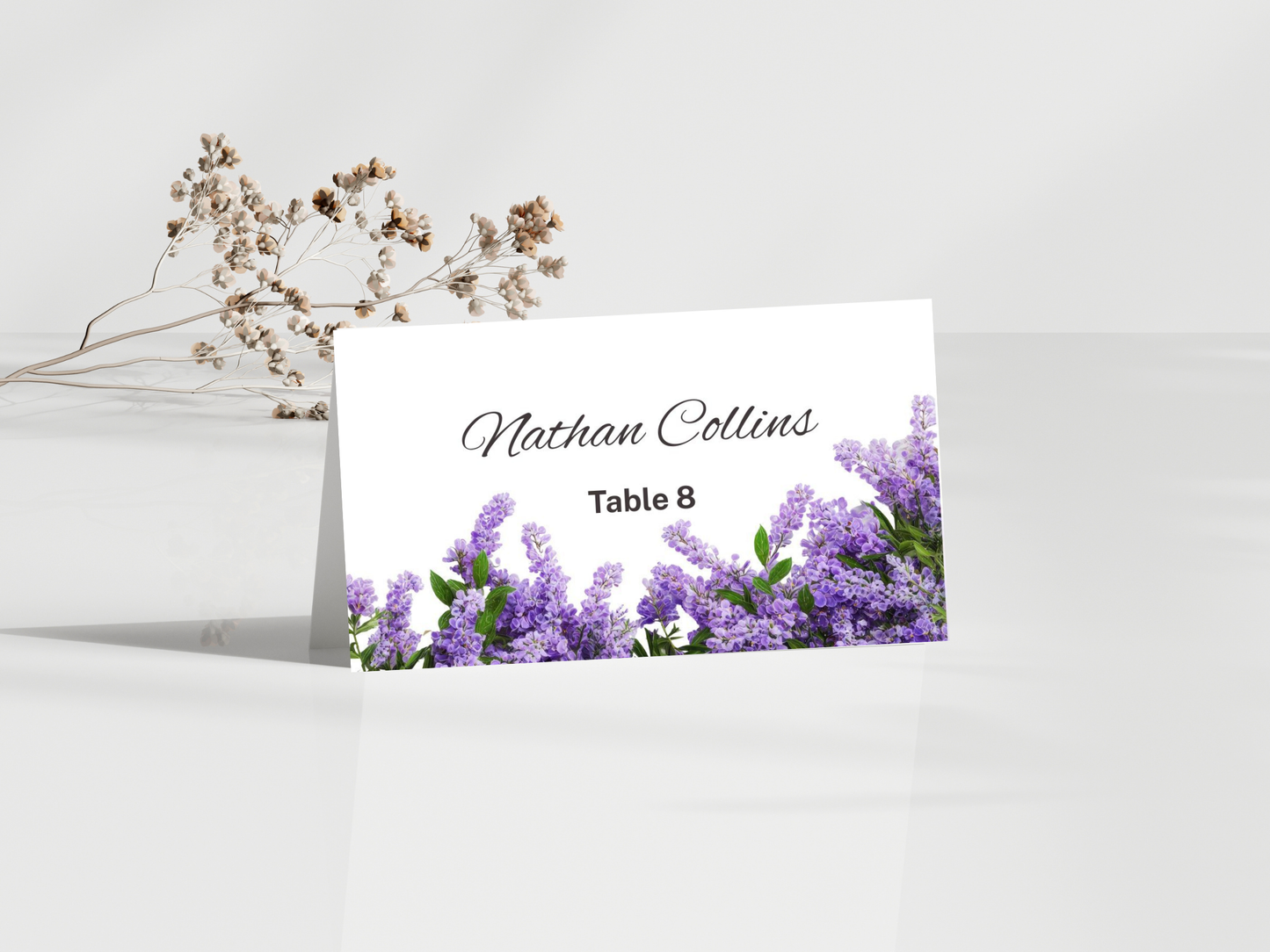 Wedding Thank you Card, Menu Card, Table Card. WI295