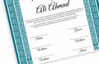 Digital Islamic Marriage Certification nn134