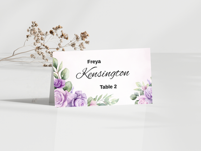 Wedding Thank you Card, Menu Card, Table Card. WI355