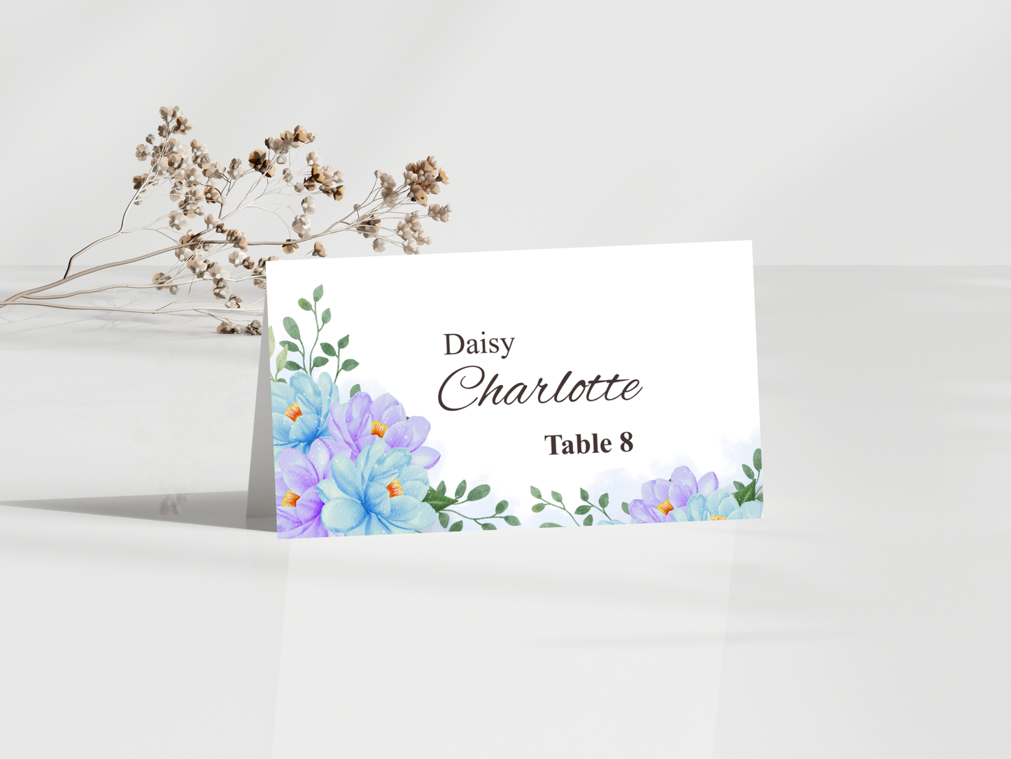 Wedding Thank you Card, Menu Card, Table Card. WI313