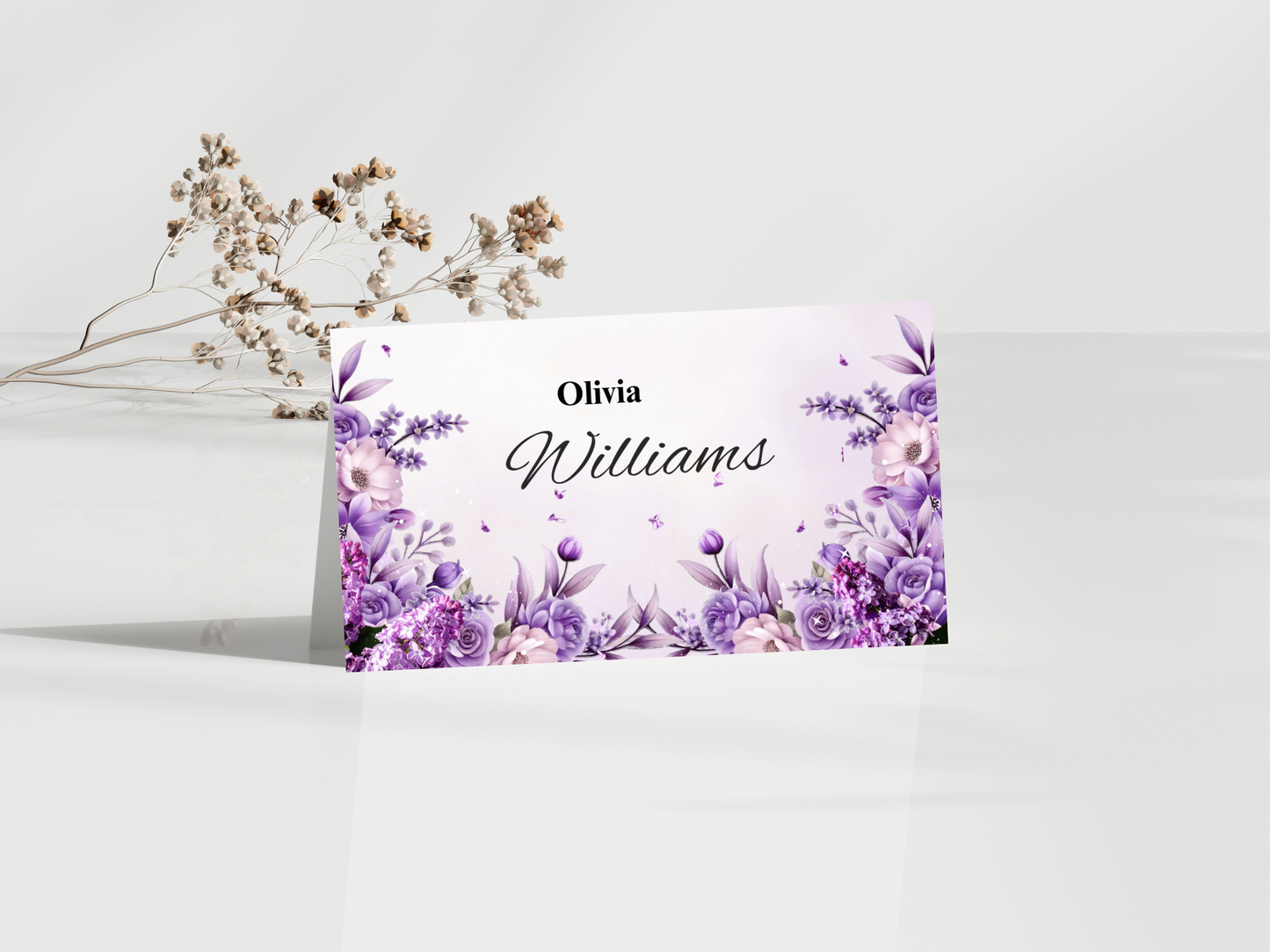 Wedding Thank you Card, Menu Card, Table Card. WI347