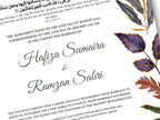 Nikkah Certificate Digital Download Personalised, A4, A3, Template, Editable, Nikkah Contract, Muslim Contract. NN232