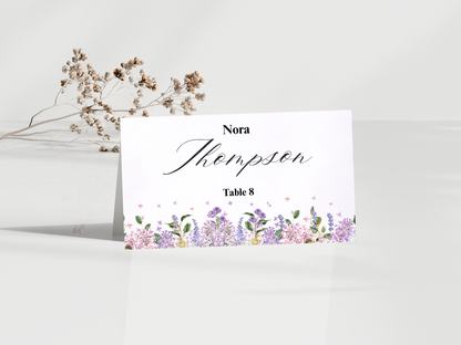 Wedding Menu, Thank You, Table Cards (Editable Canva Template) WI392