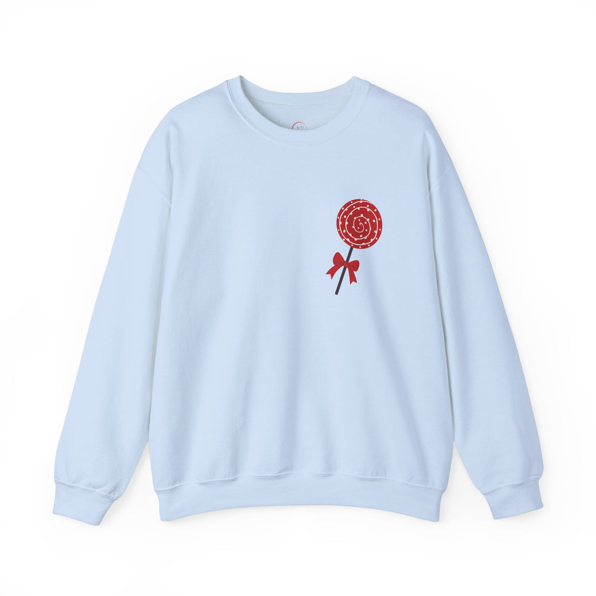 Valentine's Day Sweet Candy Sweatshirt, Pink Red Cute Unisex Crewneck Jumper,