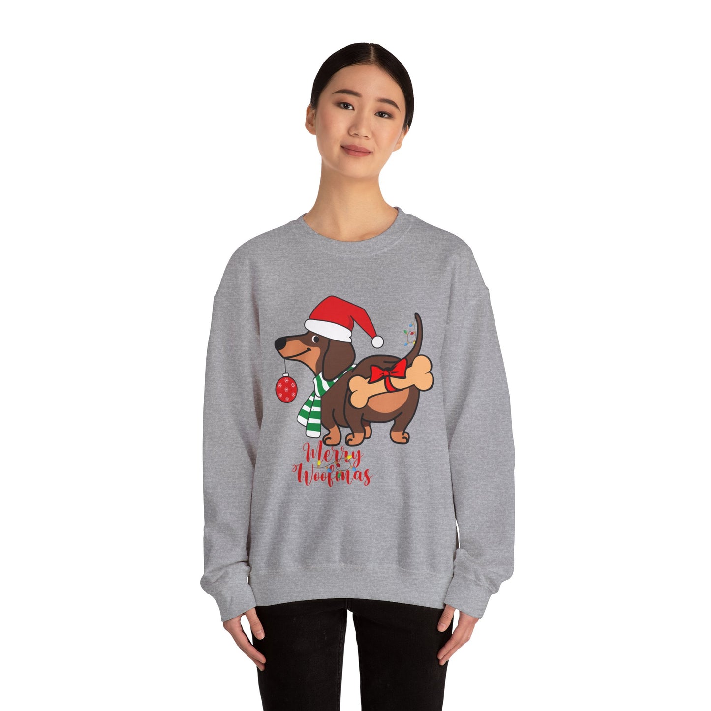 Christmas Dog Crewneck Sweatshirt