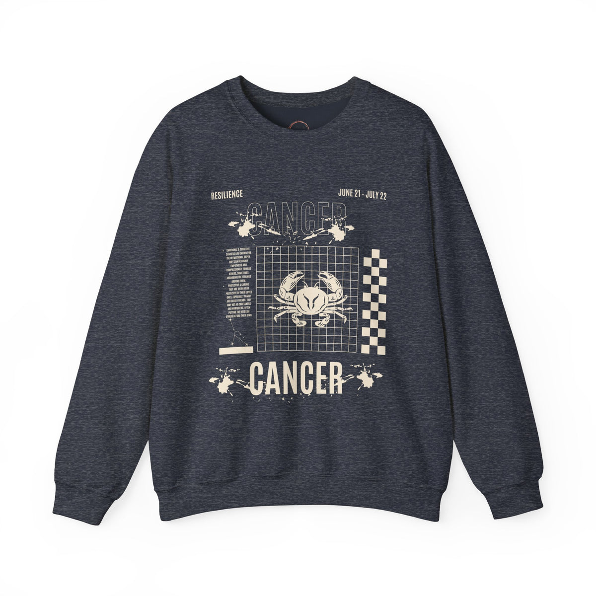 Cancer Zodiac Sweatshirt, Horoscope Unisex Jumper, Astrology Sign Clothing,