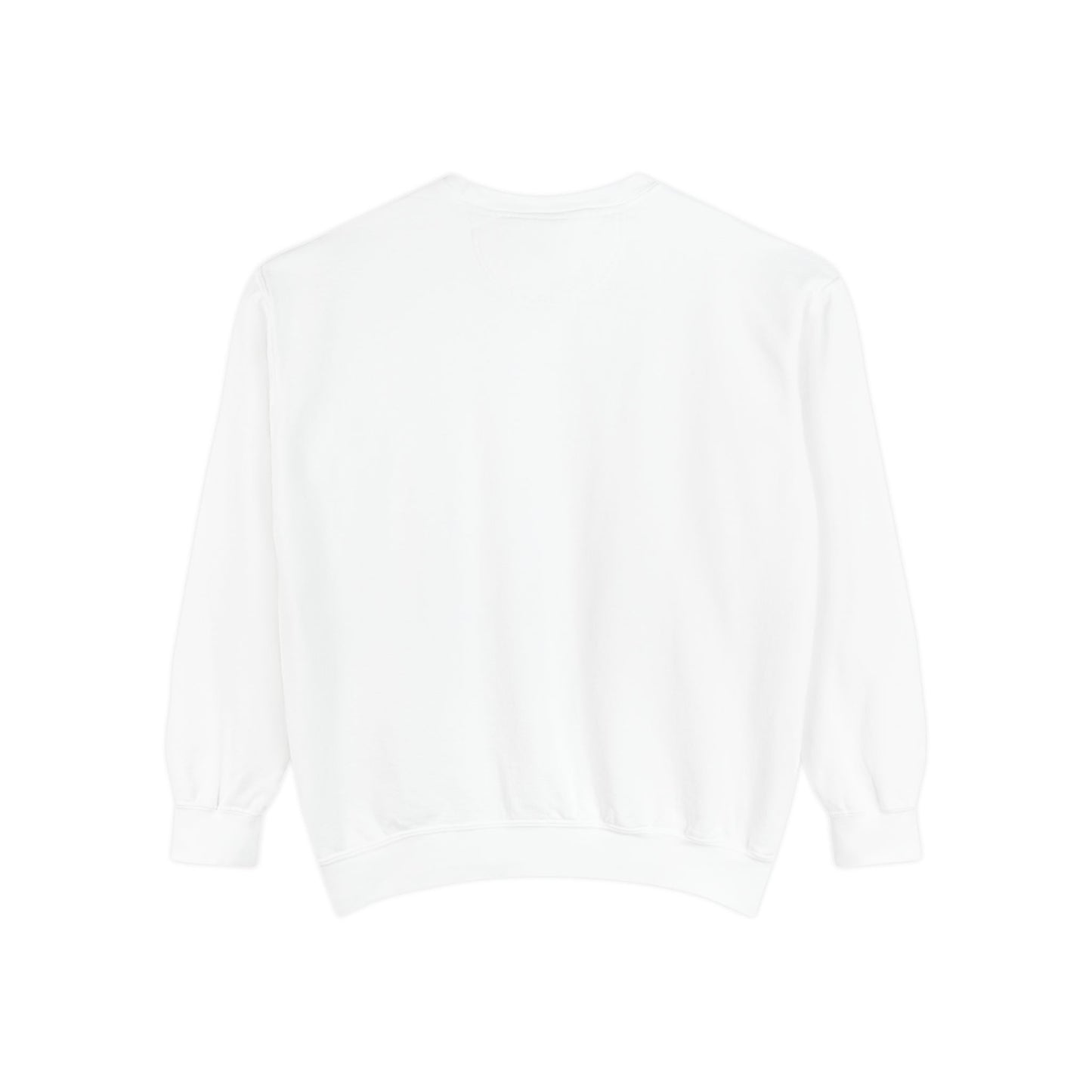 Garment-Dyed Sweatshirt - 'Wait and See' Design