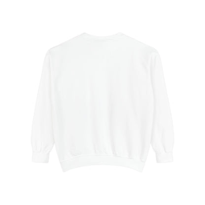 Garment-Dyed Sweatshirt - 'Wait and See' Design
