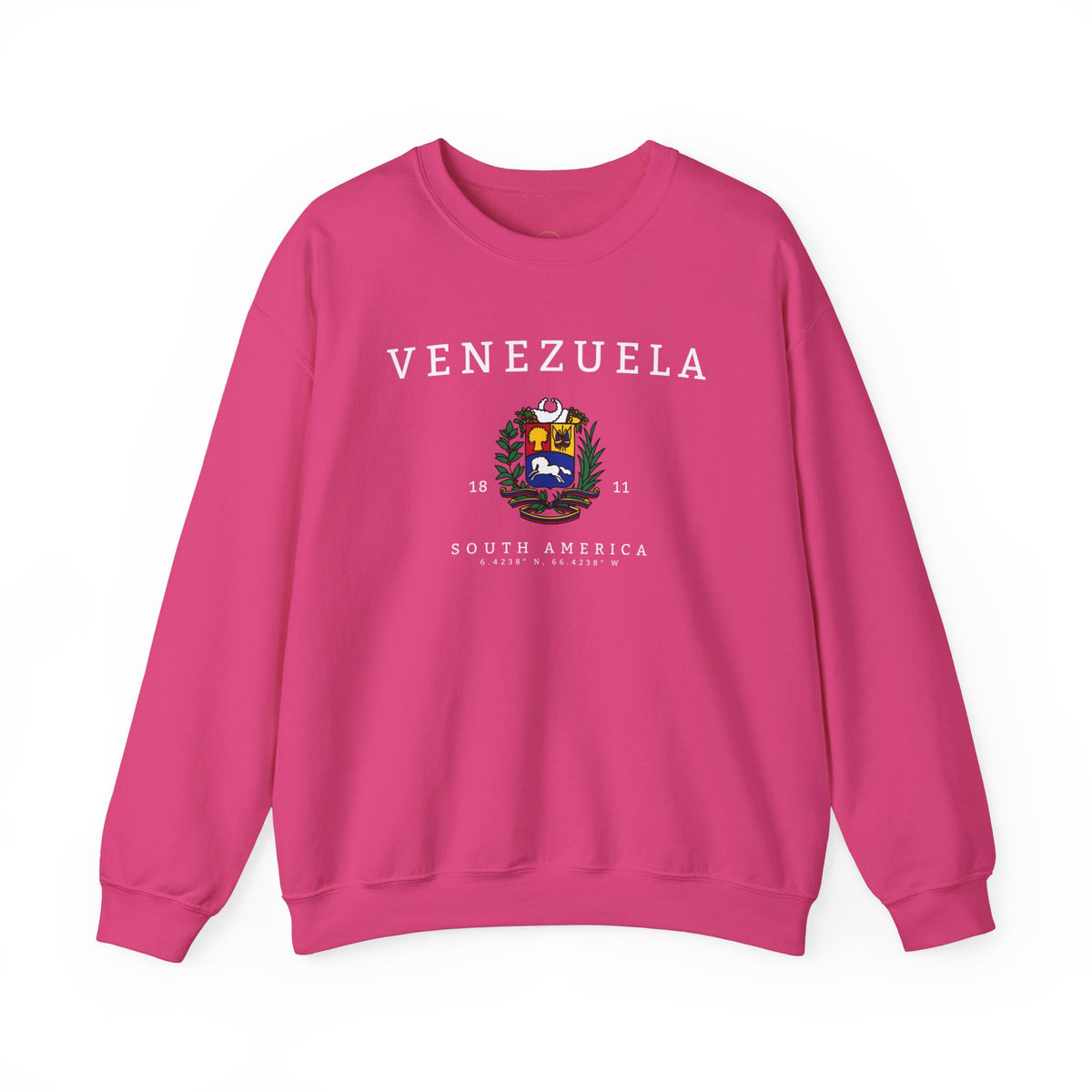 Venezuela Sweatshirt - South American Gift, Unisex Crewneck Jumper, Venezuela