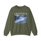 Chamonix Sweatshirt, Chamonix Sweater, Alpine Style Sweatshirt, Ski Sweatshirt Unisex, trendy gift, Alpine ski, Ski resort
