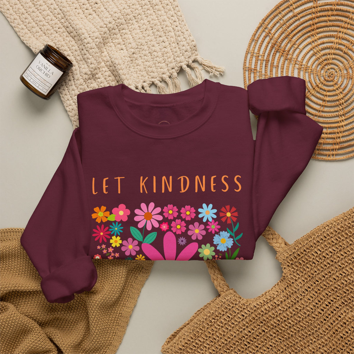 Let Kindness Bloom Crewneck Sweatshirt