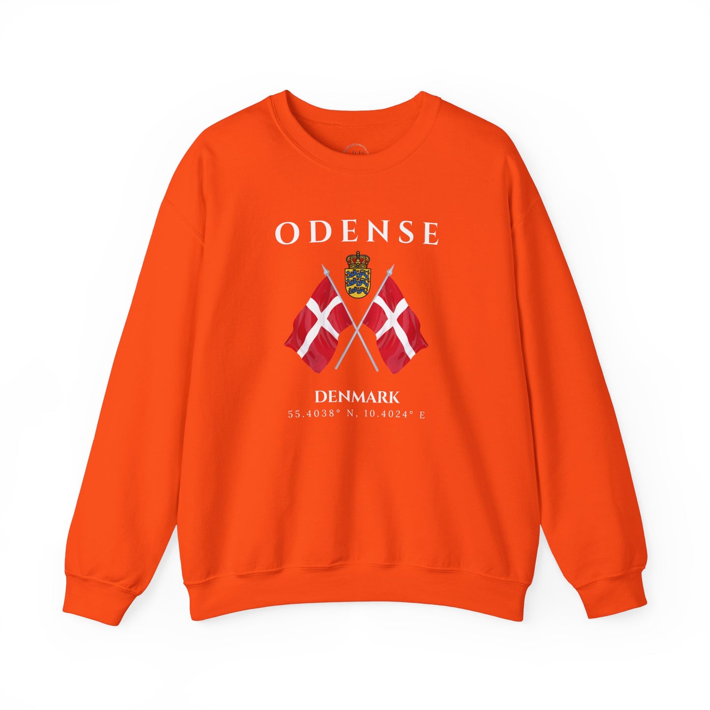 Odense Sweatshirt, Unisex Sweater, Scandinavian, Denmark, gift, Nordic Style, Odense Denmark,