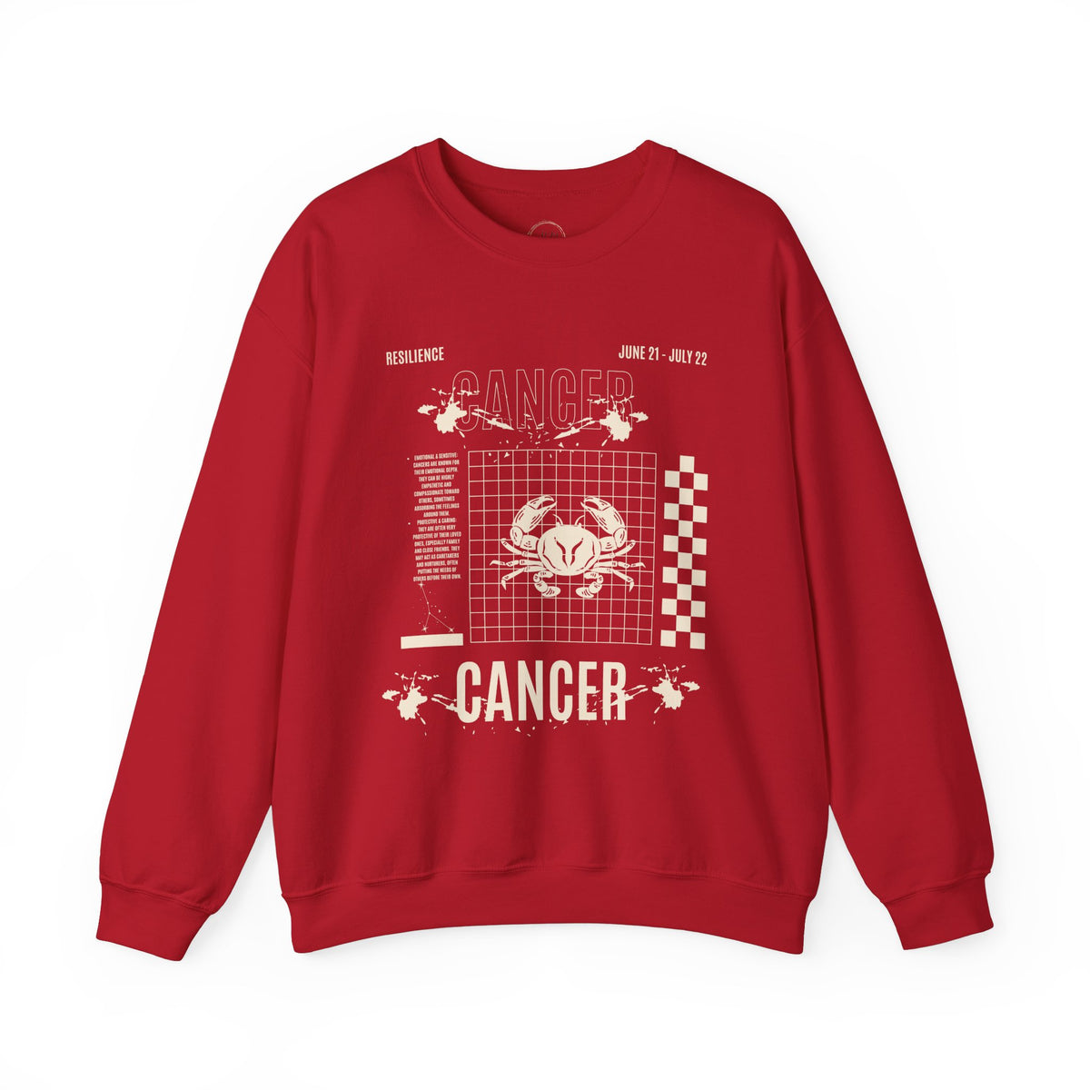 Cancer Zodiac Sweatshirt, Horoscope Unisex Jumper, Astrology Sign Clothing,