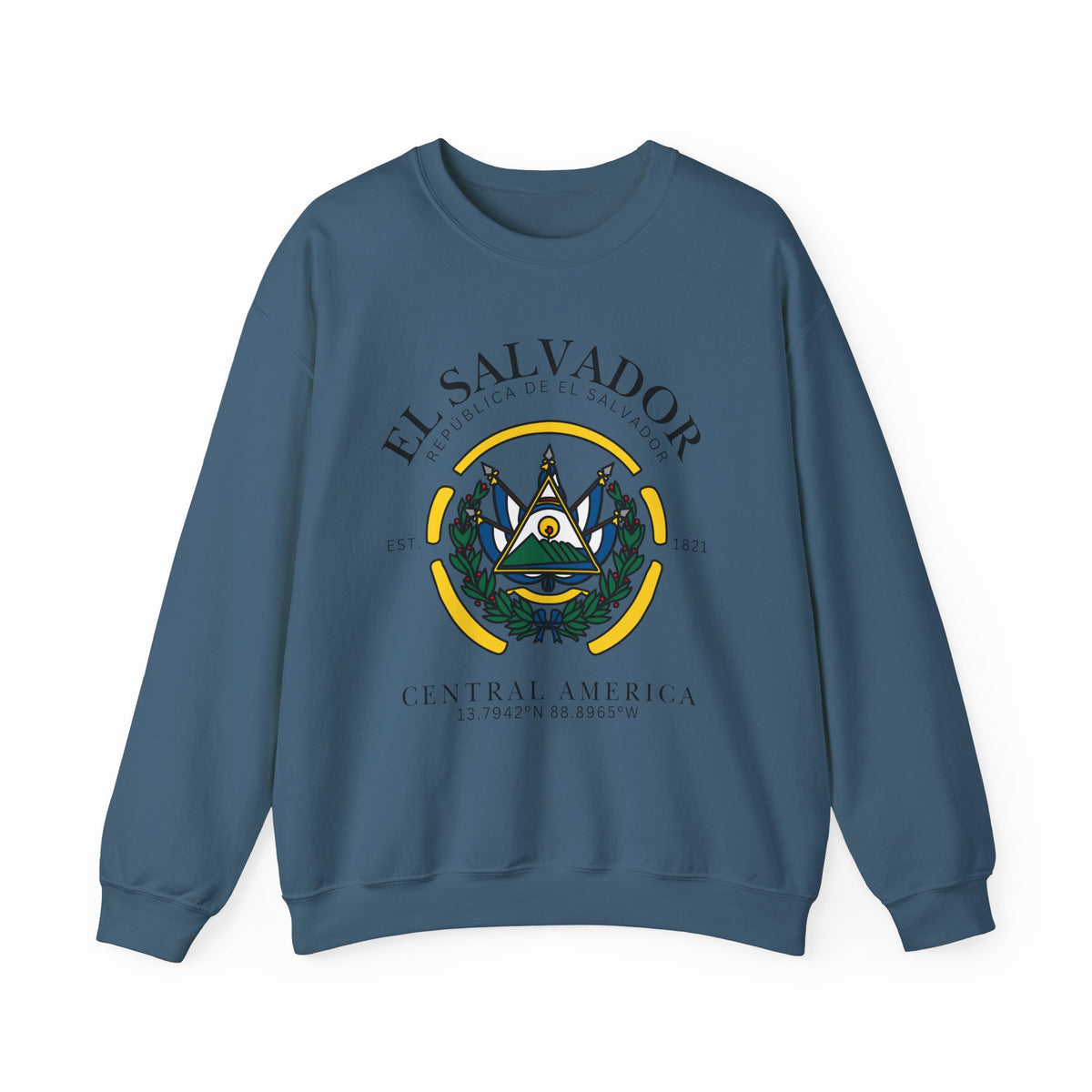 El Salvador Sweatshirt, El Salvador Flag Shirt, Central America