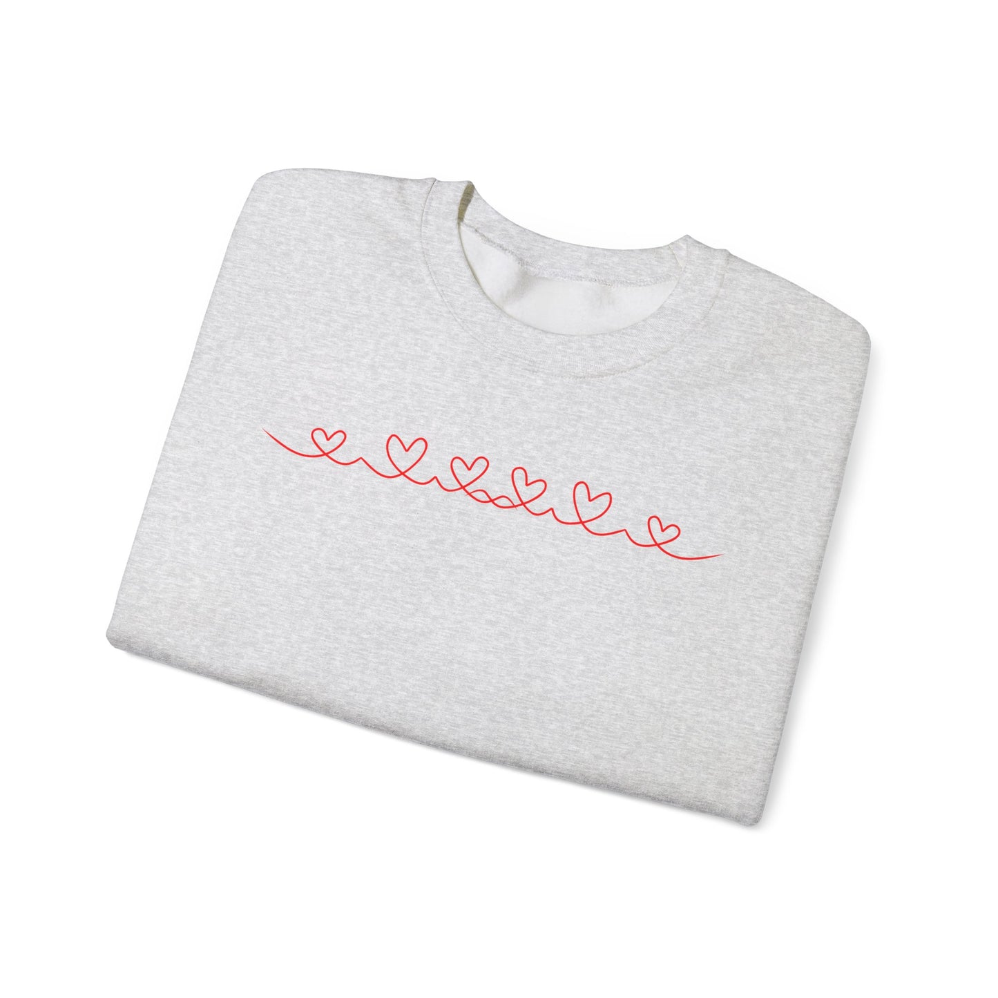 Valentine Heart Sweatshirt, Love Crewneck Jumper, Valentine's Day Gift, Heart