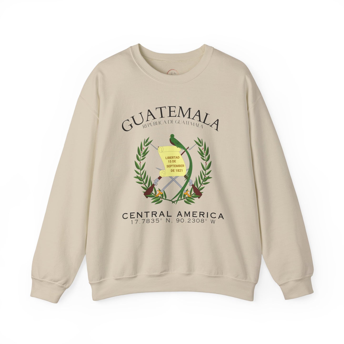 Guatemala Crewneck Sweatshirt - Central America Comfortable Unisex Sweatshirt