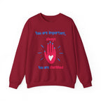 Empowering Crewneck Jumper, Inspirational Women's
