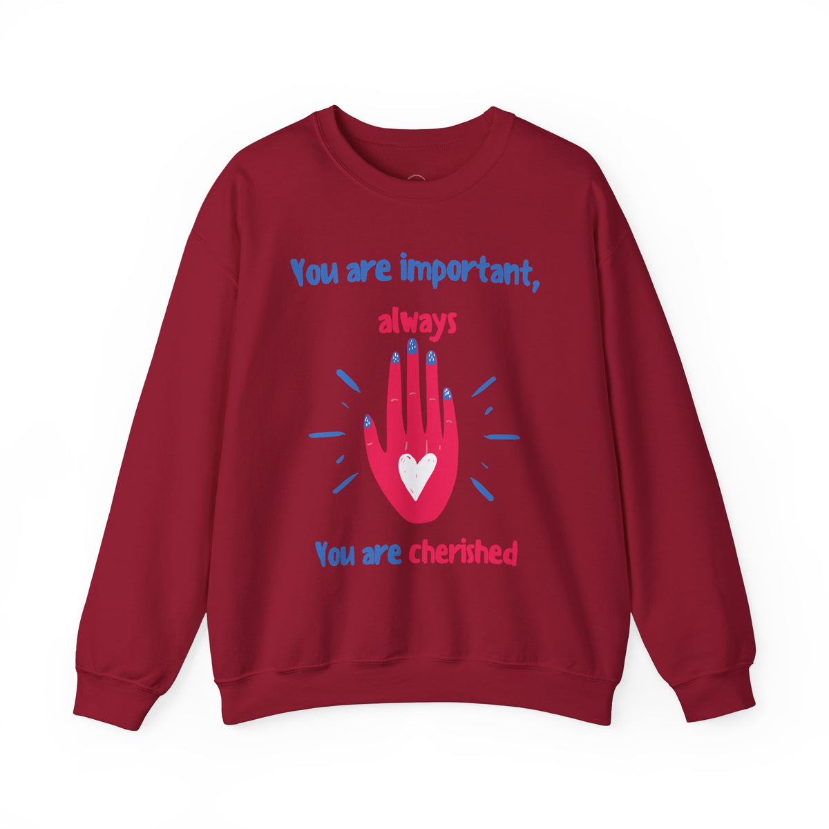 Empowering Crewneck Jumper, Inspirational Women's