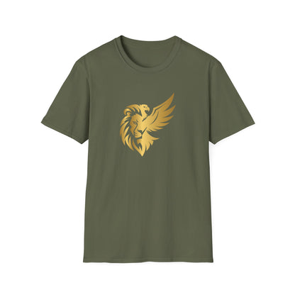Majestic Lion Wing T-Shirt - Unisex Graphic Tee for Animal Lovers and Adventurers