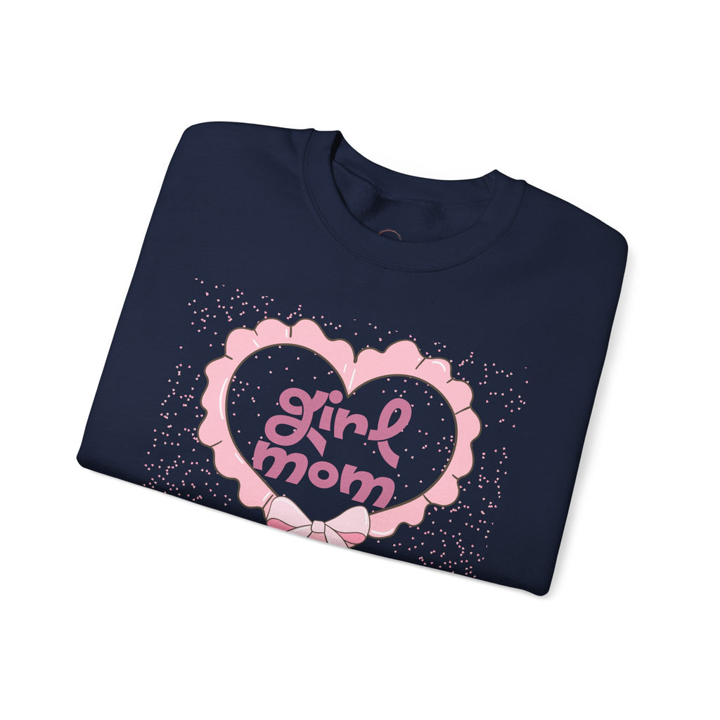 Girl Mom Sweatshirt, Motherhood Gift, Mom Life Apparel, Crewneck Jumper,