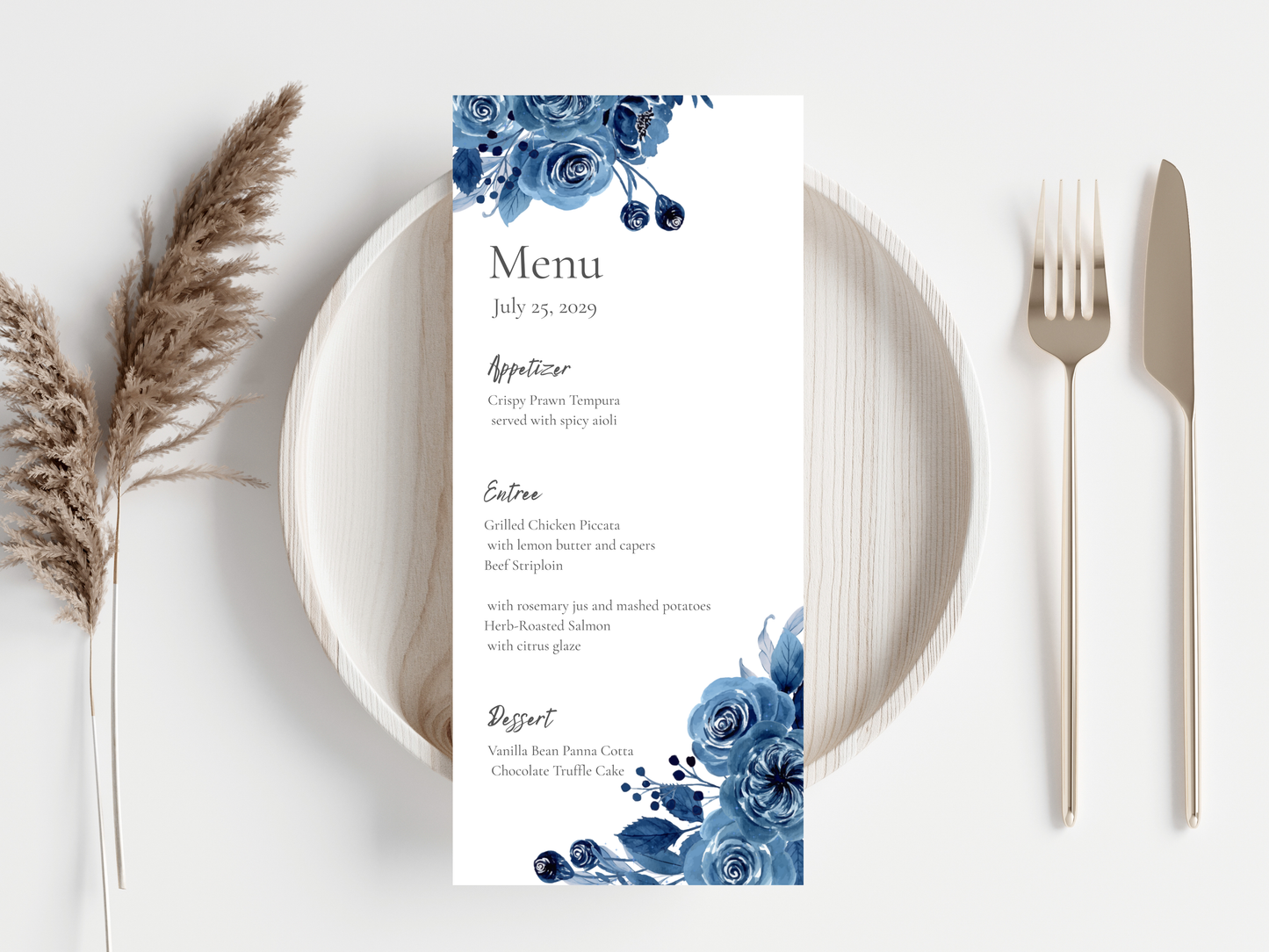 Wedding Invitation Bundle, RSVP, Thank You Card, Table Card, Menu Card, Reception Card, Details Card. WI228