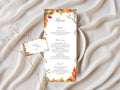 Wedding Menu Template | Editable Canva Place Card. WI210